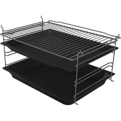 Плита Gorenje газова, 72л, 60x60см, емальовані, з кришкою, білий (GG6A11WJ)