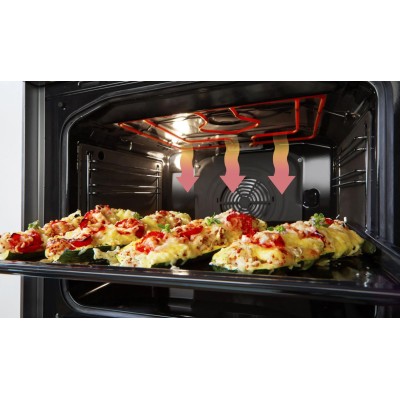 Плита Gorenje електрична , 68л, 50x60см, гриль, білий (GE5A21WH)