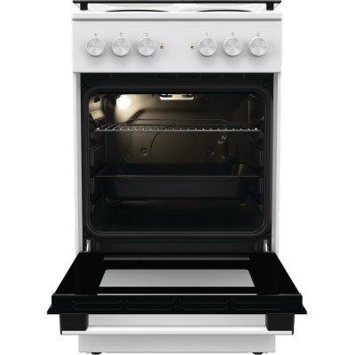Плита Gorenje електрична , 68л, 50x60см, гриль, білий (GE5A21WH)