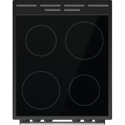 Плита Gorenje електрична склокерамічна, 70л, 50x60см, дисплей, програматор, сірий (GEC5C41SG)