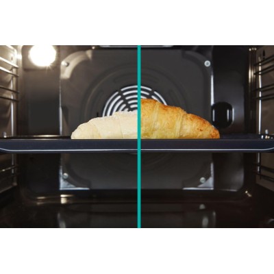 Плита Gorenje електрична склокерамічна, 70л, 50x60см, дисплей, програматор, сірий (GEC5C41SG)