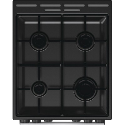 Плита Gorenje комбінована, 62л, 50x60см, дисплей, IconLed, емальовані, титан (GK5C60SJ)