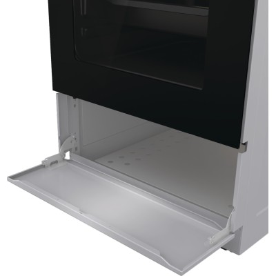 Плита Gorenje комбінована, 62л, 50x60см, дисплей, IconLed, емальовані, титан (GK5C60SJ)