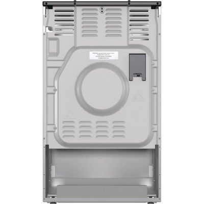 Плита Gorenje комбінована, 62л, 50x60см, дисплей, IconLed, емальовані, титан (GK5C60SJ)