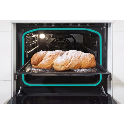 Плита Gorenje комбінована, 62л, 50x60см, дисплей, IconLed, емальовані, титан (GK5C60SJ)
