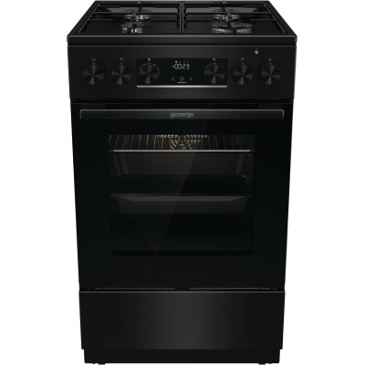 Плита Gorenje комбінована, 62л, 50x60см, дисплей, IconLed, емальовані, чорний (GK5C60BJ) Плита Gorenje комбінована, 62л, 50x60см, дисплей, IconLed, емальовані, чорний (GK5C60BJ)