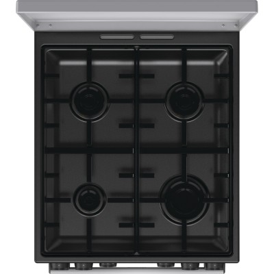 Плита Gorenje комбінована, 70л, 50x60см, дисплей, IconLed, емальовані, нерж (GK5C43SH)
