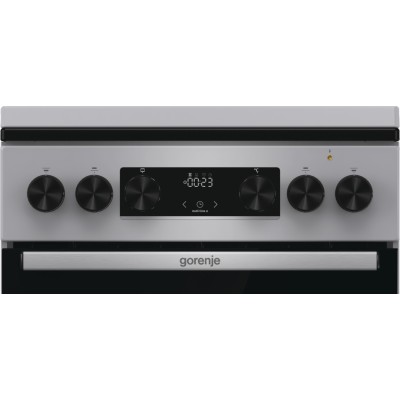 Плита Gorenje комбінована, 70л, 50x60см, дисплей, IconLed, емальовані, нерж (GK5C43SH)