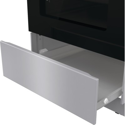 Плита Gorenje комбінована, 70л, 50x60см, дисплей, IconLed, емальовані, нерж (GK5C43SH)