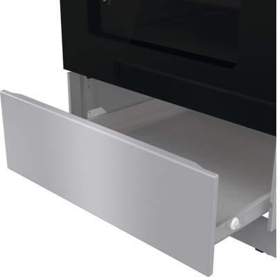 Плита Gorenje комбінована, 70л, 50x60см, дисплей, чавун, нерж (GK5C42SF)
