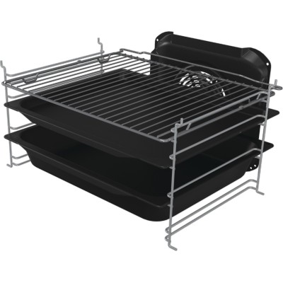 Плита Gorenje комбінована, 70л, 50x60см, дисплей, чавун, нерж (GK5C42SF)