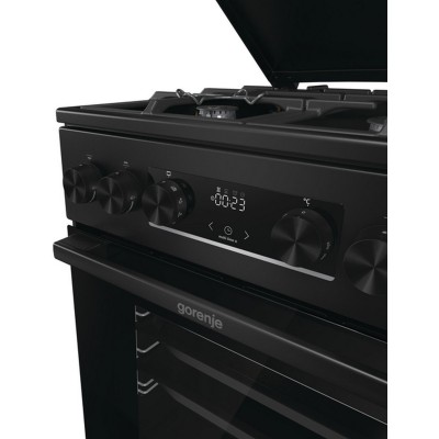 Плита Gorenje комбінована, 70л, 50x60см, дисплей, чавун, чорний (GK5C42BF)