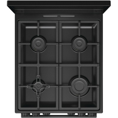 Плита Gorenje комбінована, 70л, 50x60см, дисплей, чавун, чорний (GK5C42BF)