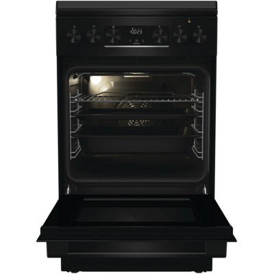 Плита Gorenje комбінована, 70л, 50x60см, дисплей, чавун, чорний (GK5C42BF)