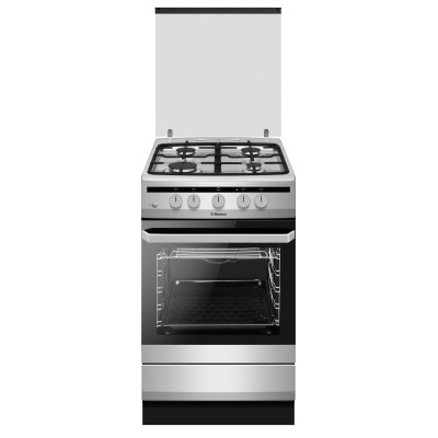 Плита Hansa газова, 60л, 50x60см, чавун, нерж (FCGX53021)