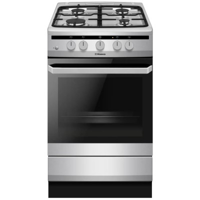 Плита Hansa газова, 60л, 50x60см, чавун, нерж (FCGX53021)