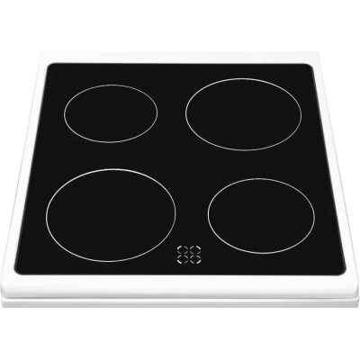 Плита Hansa електрична склокерамічна, 62л, 50x60см, дисплей, конвекція, білий (FCCW58240)