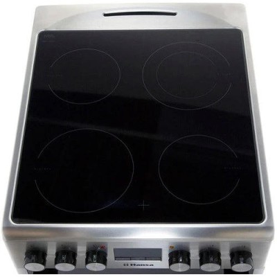 Плита Hansa електрична склокерамічна, 65л, 50x60см, дисплей, конвекція, нерж (FCCX58208)