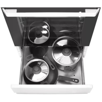 Плита Hansa електрична склокерамічна, 65л, 50x60см, дисплей, конвекція, нерж (FCCX58208)