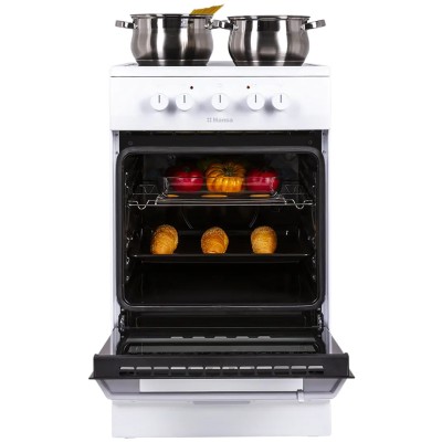 Плита Hansa електрична склокерамічна, 67л, 50x60см, білий (FCCW53000)