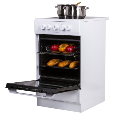 Плита Hansa електрична склокерамічна, 67л, 50x60см, білий (FCCW53000)