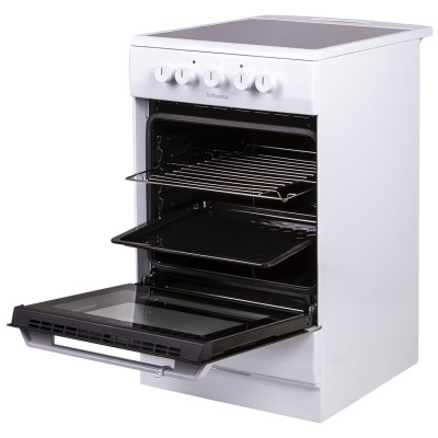 Плита Hansa електрична склокерамічна, 67л, 50x60см, білий (FCCW53000)