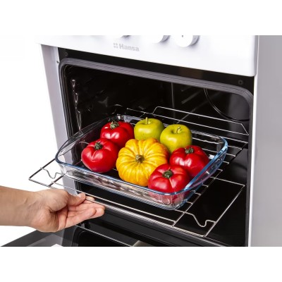 Плита Hansa електрична склокерамічна, 67л, 50x60см, білий (FCCW53000)