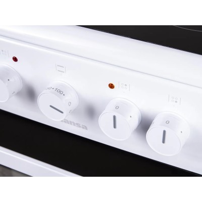 Плита Hansa електрична склокерамічна, 67л, 50x60см, білий (FCCW53000)