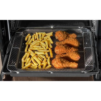 Плита Hansa комбінована, 65л, 50x60см, дисплей, конвекція, чавун, білий (FCMW58329)