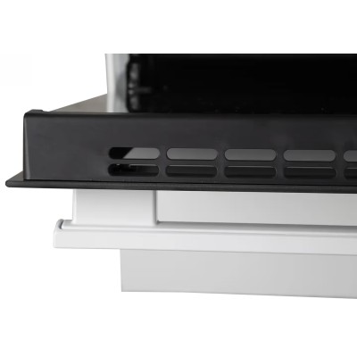 Плита Hansa комбінована, 65л, 50x60см, дисплей, конвекція, чавун, білий (FCMW59329)