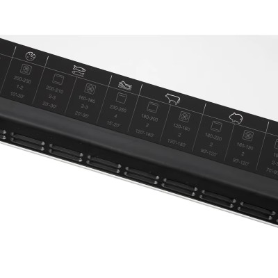 Плита Hansa комбінована, 65л, 50x60см, дисплей, конвекція, чавун, білий (FCMW59329)