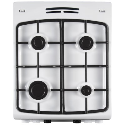 Плита Hansa комбінована, 65л, 50x60см, дисплей, конвекція, чавун, білий (FCMW59329)