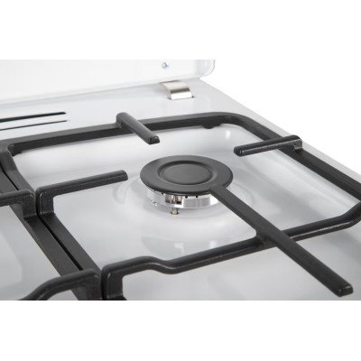 Плита Hansa комбінована, 65л, 50x60см, дисплей, конвекція, чавун, білий (FCMW59329)