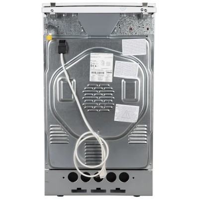 Плита Hansa комбінована, 65л, 50x60см, дисплей, конвекція, чавун, білий (FCMW59329)