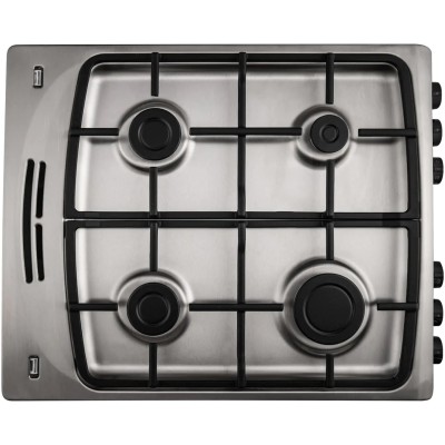 Плита Hansa комбінована, 65л, 50x60см, дисплей, конвекція, чавун, нерж (FCMS582254)