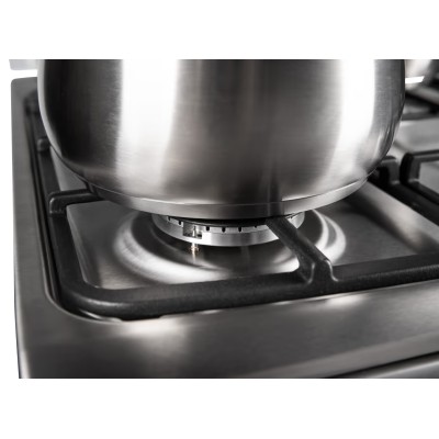 Плита Hansa комбінована, 65л, 50x60см, дисплей, конвекція, чавун, нерж (FCMS582254)