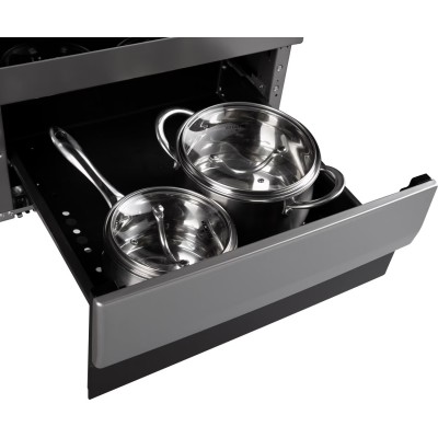 Плита Hansa комбінована, 65л, 50x60см, дисплей, конвекція, чавун, нерж (FCMS582254)