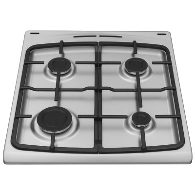 Плита Hansa комбінована, 65л, 50x60см, дисплей, конвекція, чавун, нерж (FCMX58329)