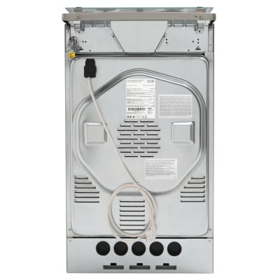 Плита Hansa комбінована, 65л, 50x60см, дисплей, конвекція, чавун, нерж (FCMX58329)