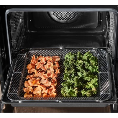 Плита Hansa комбінована, 65л, 50x60см, дисплей, конвекція, чавун, нерж (FCMX583292)