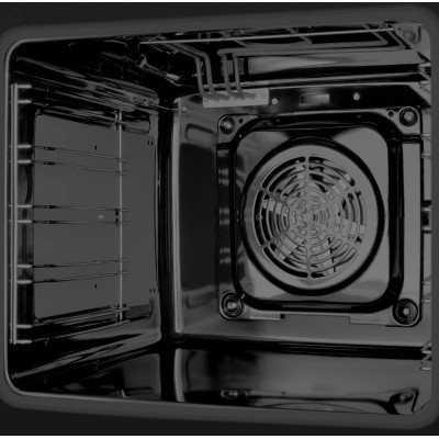 Плита Hansa комбінована, 65л, 50x60см, дисплей, конвекція, чавун, чорний (FCMM58329)