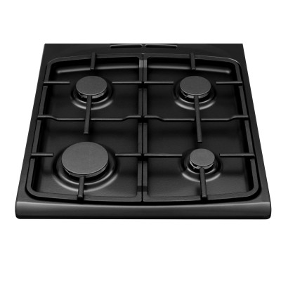 Плита Hansa комбінована, 65л, 50x60см, дисплей, конвекція, чавун, чорний (FCMS593563)