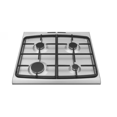 Плита Hansa комбінована, 65л, 60x60см, дисплей, конвекція, чавун, нерж (FCMX69235)