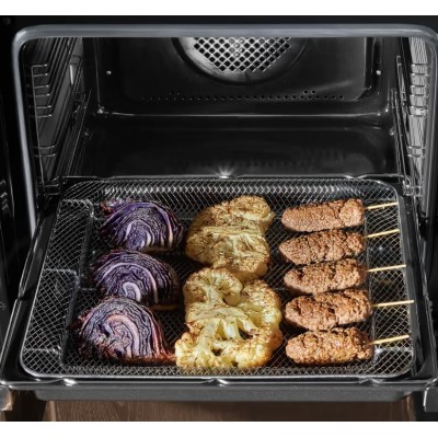 Плита Hansa комбінована, 77л, 60x60см, дисплей, конвекція, чавун, нерж (FCMX69329)