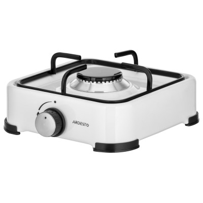 Плитка настільна Ardesto газова, тип газу LPG, конфорок - 1, білий (GTC-NS1011W)