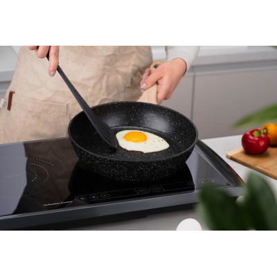 Плитка настільна Ardesto індукційна, конфорок - 2 на 1.3кВт + 1.6кВт горизонт., керування - сенсорне, таймер, чорний (ICS-B217)