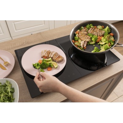 Плитка настільна Gorenje індукційна, комфорок - 2 по 2кВт, керування - сенсорне, таймер, чорний (ICY3500DGP)
