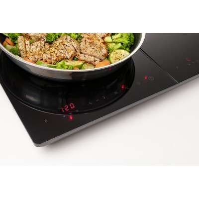 Плитка настільна Gorenje індукційна, комфорок - 2 по 2кВт, керування - сенсорне, таймер, чорний (ICY3500DGP)