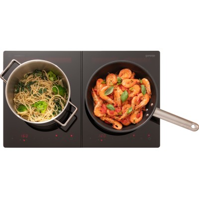 Плитка настільна Gorenje індукційна, комфорок - 2 по 2кВт, керування - сенсорне, таймер, чорний (ICY3500DGP)