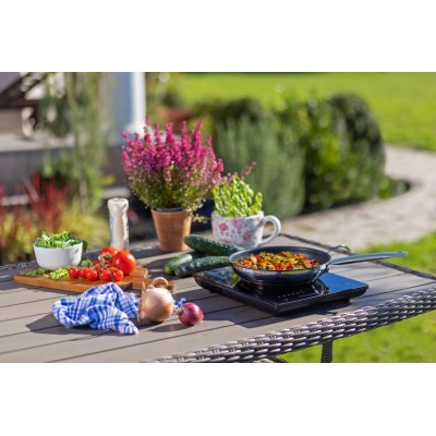 Плитка настільна Gorenje індукційна, конфорок - 1 на 2кВт, керування - сенсорне, чорний (ICY2000SP)